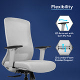 Kepler Brooks Eterna Premium Mid Back Mesh Office Chair
