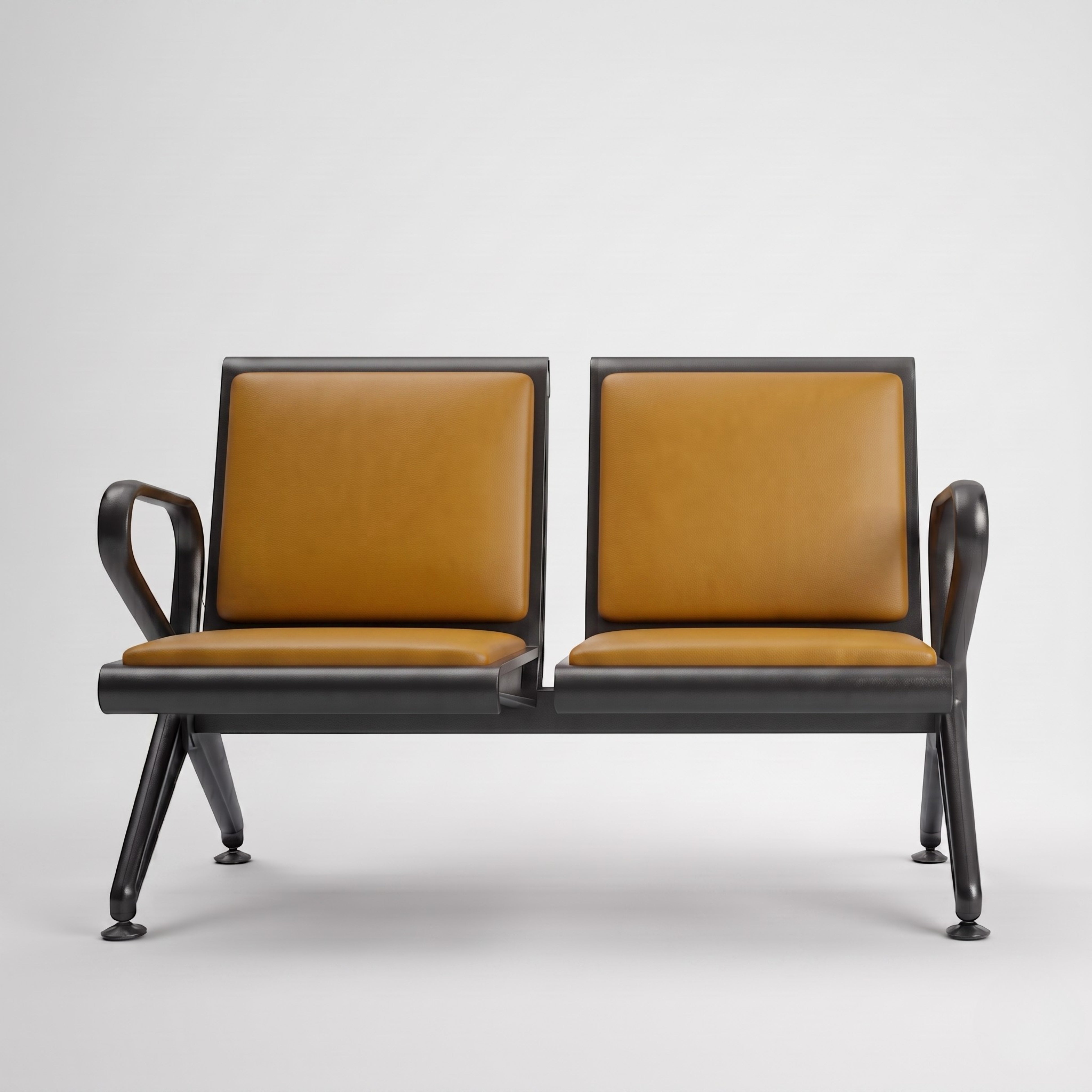 Kepler Brooks Trinity Waiting Chair with Cushion ( without centre arms )