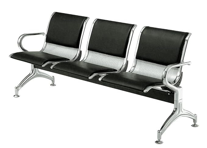 Kepler Brooks Elevate Waiting Chair with Cushion and Heavy Metal Body