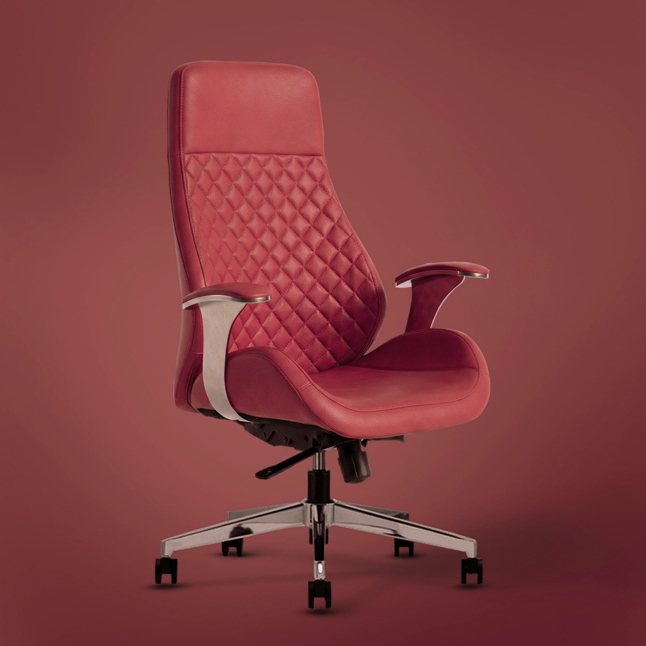 Kepler Brooks Atlas Premium High Back Leatherette Office Chair