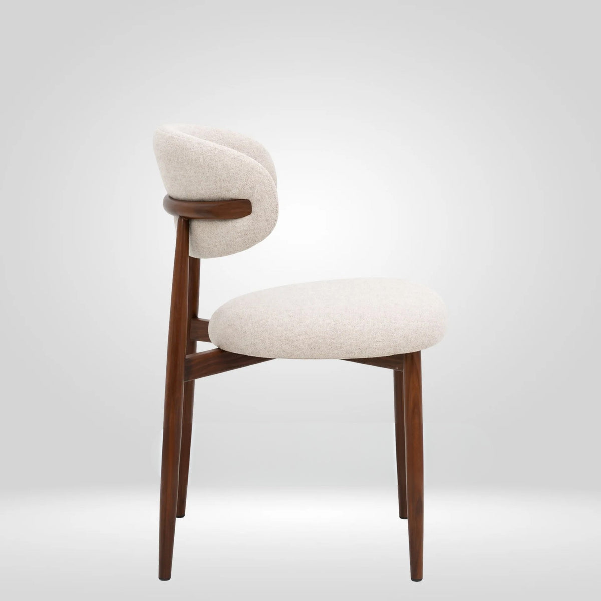 Kepler Brooks Monarc Premium Cafeteria Dining Chair ( Off White )
