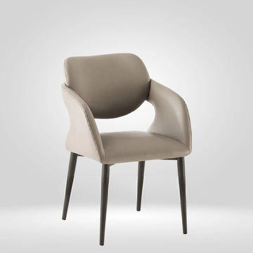 Kepler Brooks Camille Premium Cafeteria Dining Chair ( Beige )