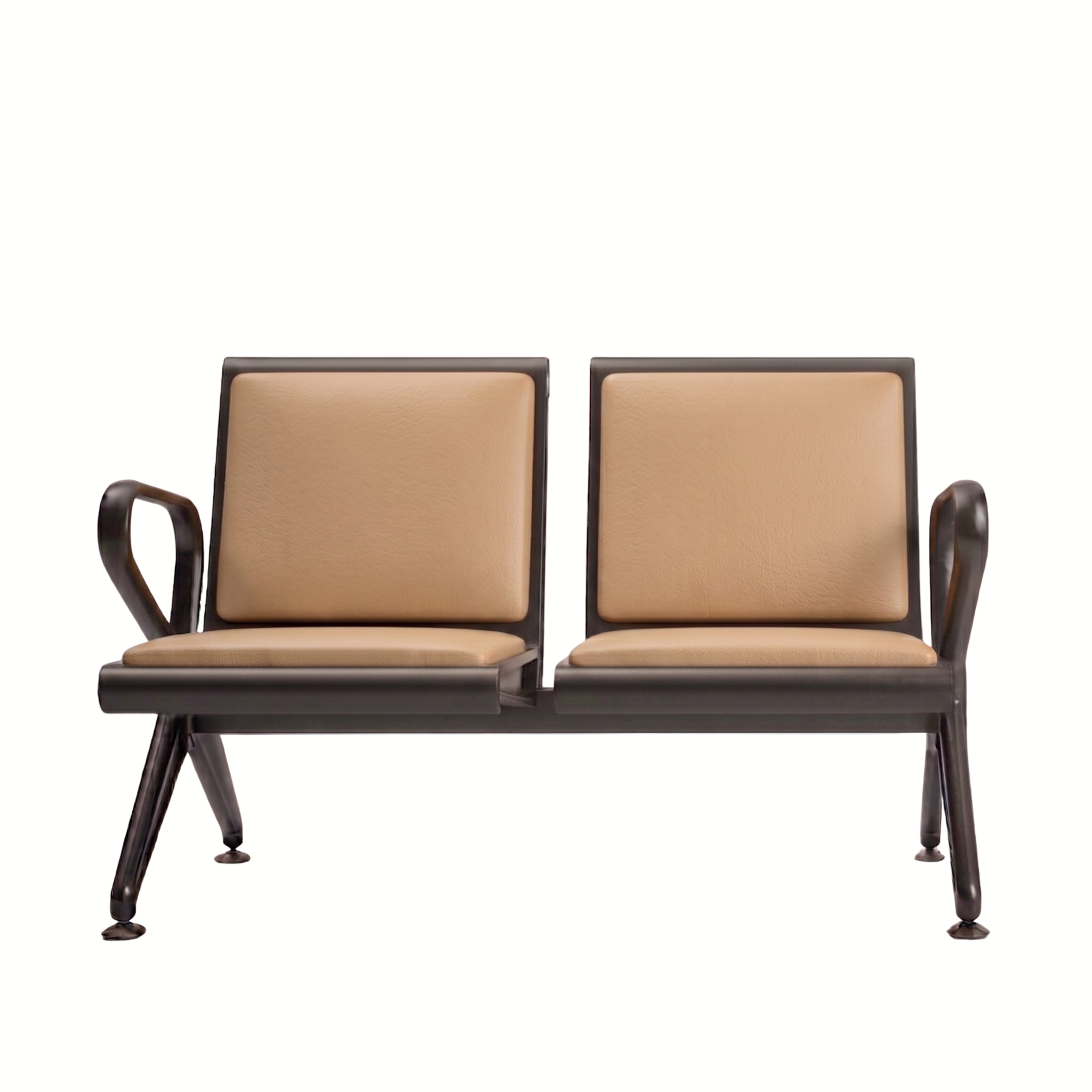 Kepler Brooks Trinity Waiting Chair with Cushion ( without centre arms )