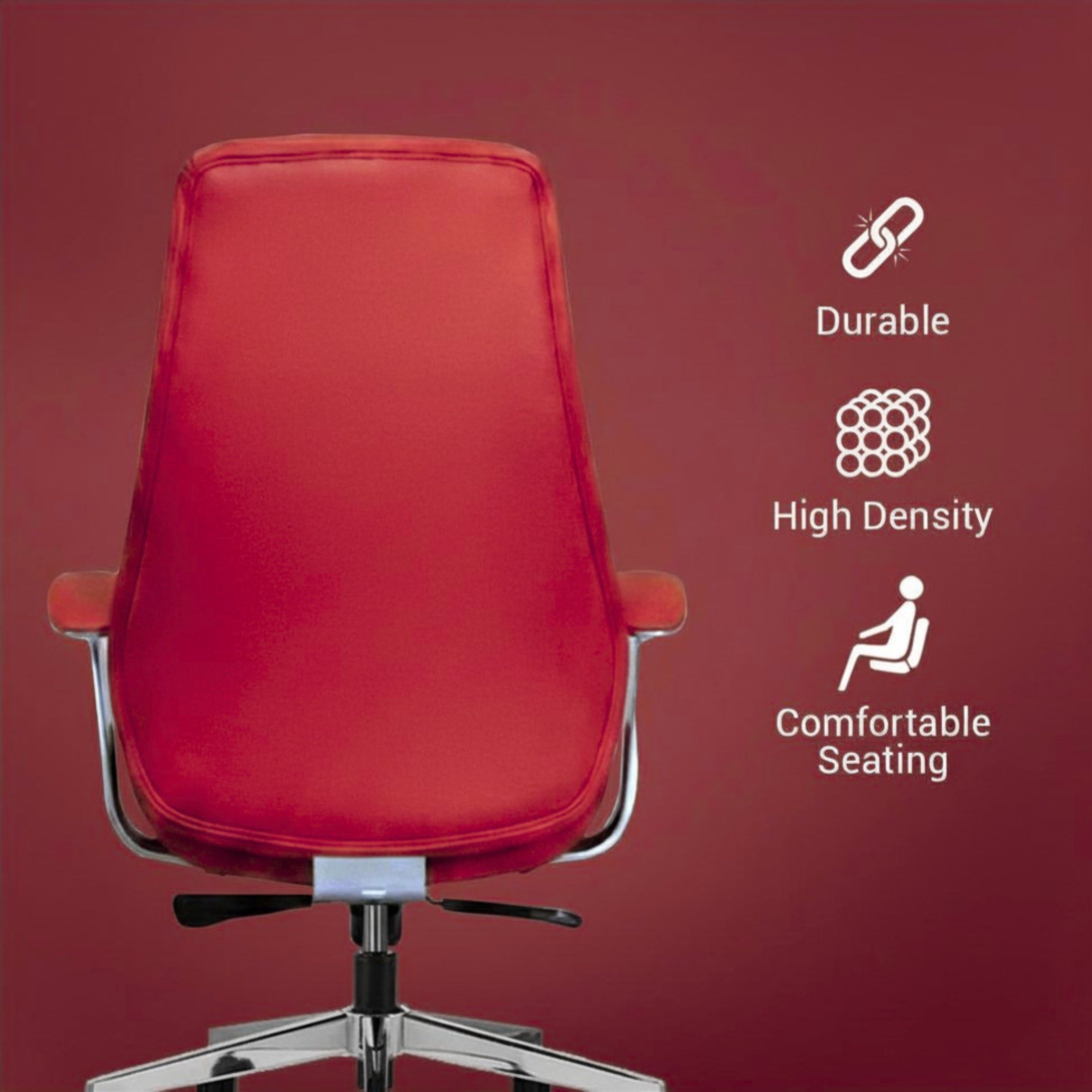 Kepler Brooks Atlas Premium High Back Leatherette Office Chair