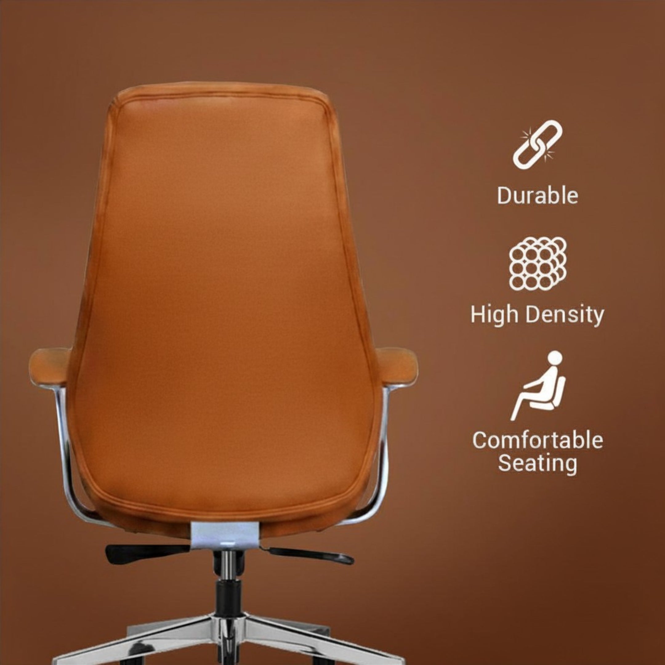 Kepler Brooks Atlas Premium High Back Leatherette Office Chair