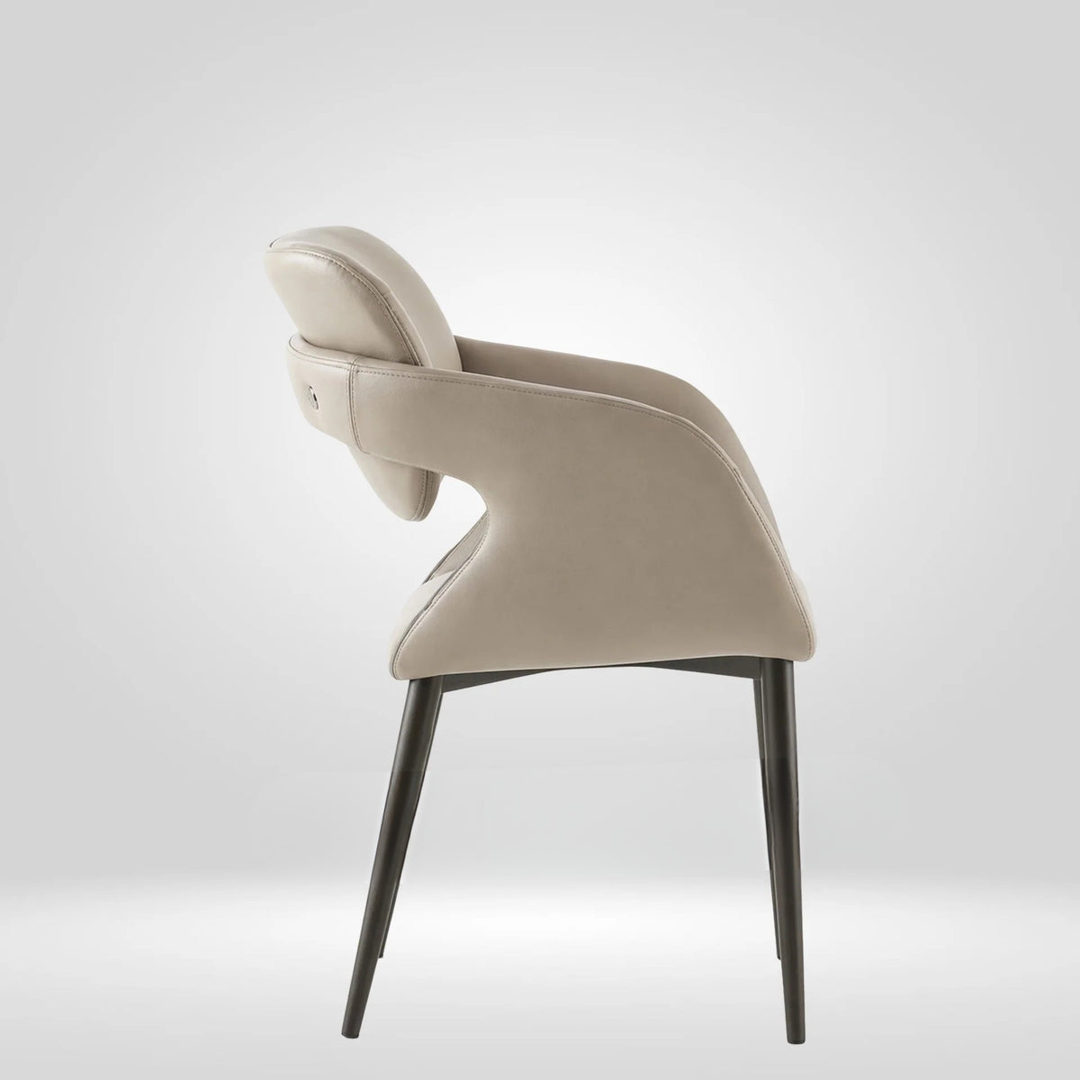 Kepler Brooks Camille Premium Cafeteria Dining Chair ( Beige )