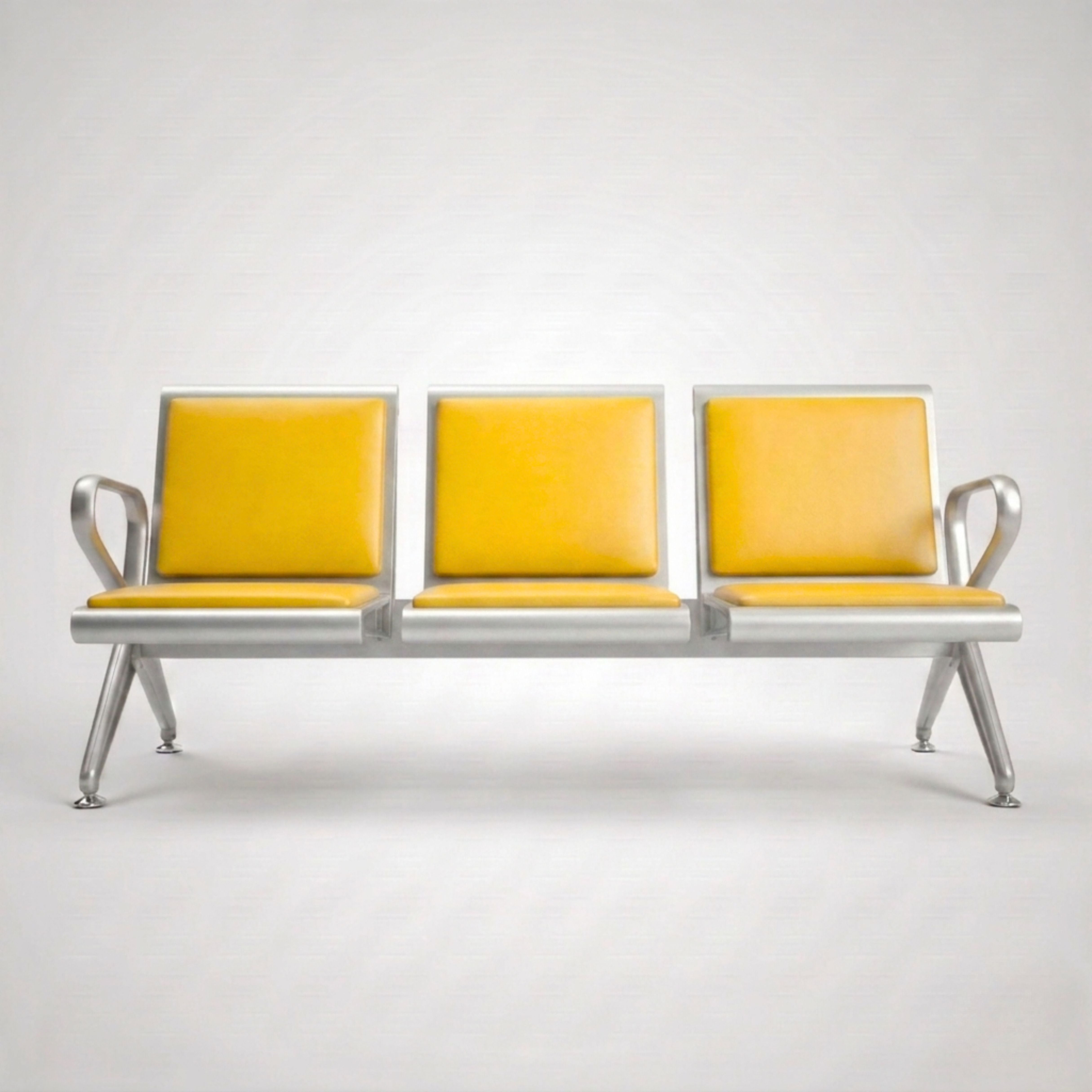 Kepler Brooks Trinity Waiting Chair with Cushion ( without centre arms )