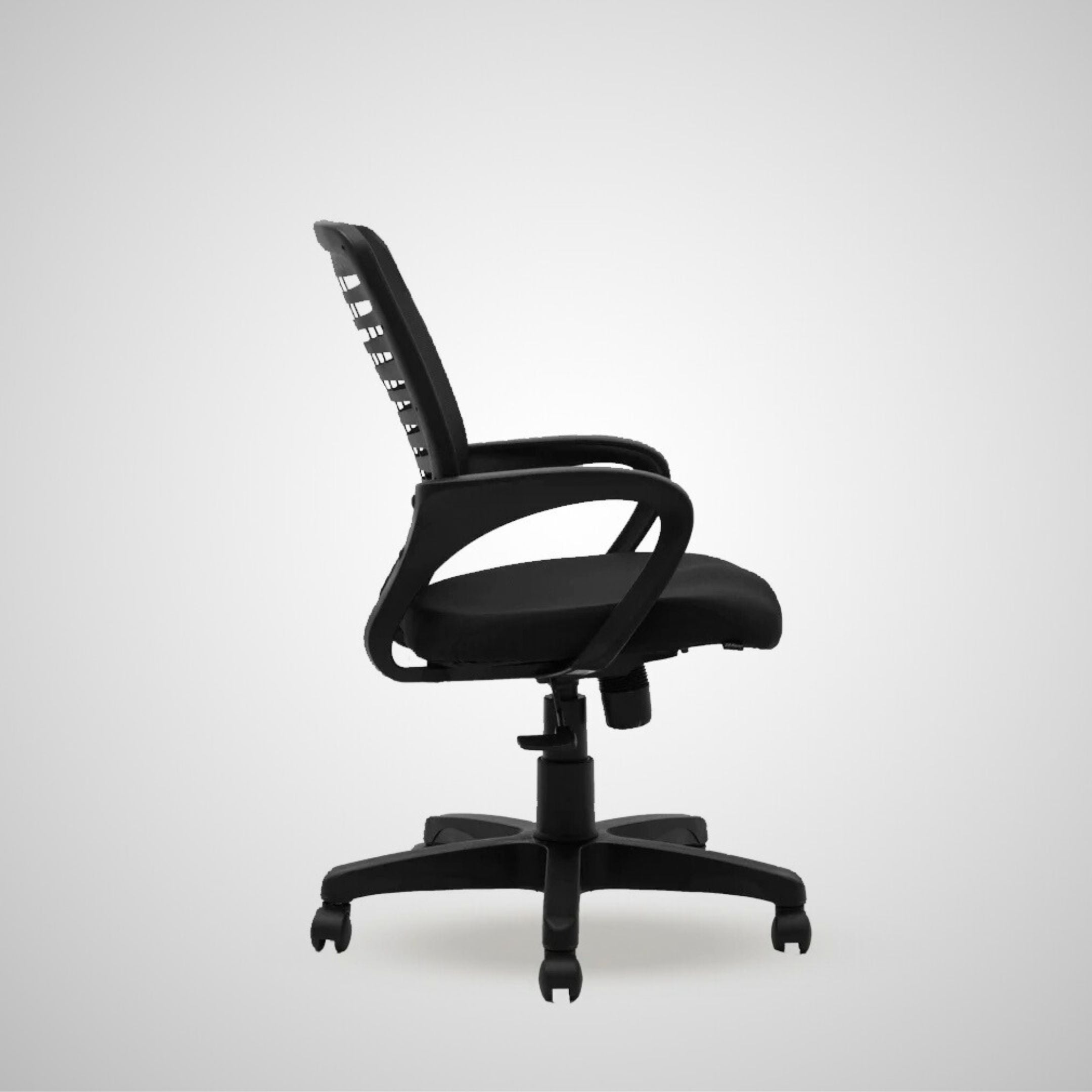 Kepler Brooks Elan Mid Back Mesh Office Chair (Black)