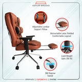 Kepler Brooks Italia Pro High Back Leatherette Ergosmart Office Chair