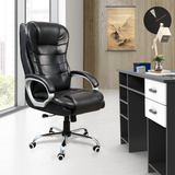 Kepler Brooks Amelia Premium Leatherette High Back Ergonomic Office/Desk Chair (Black)