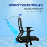 Kepler Brooks Regalia Ergonomic Mid Back Mesh Office Chair