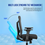 Kepler Brooks Vertex Ergonomic Mid Back Mesh Office Chair