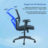 Kepler Brooks Ignis Ergonomic Mid Back Mesh Office Chair