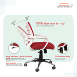 Kepler Brooks Dazzle Mid Back Mesh Office Chair
