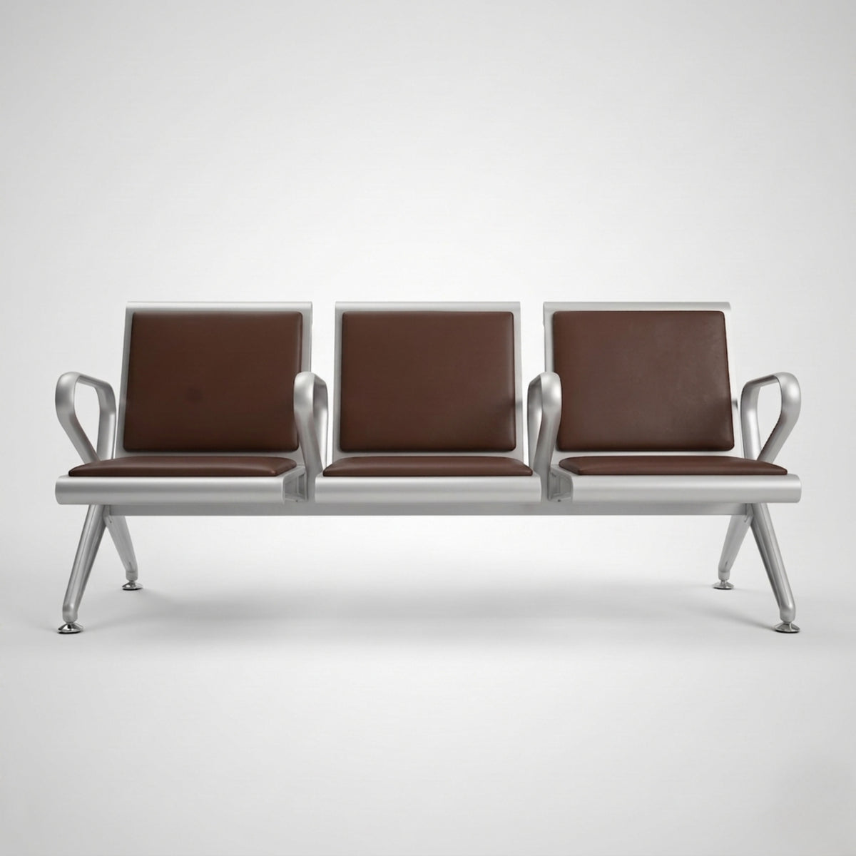 Kepler Brooks Trinity Waiting Chair with Centre Arms and Cushion