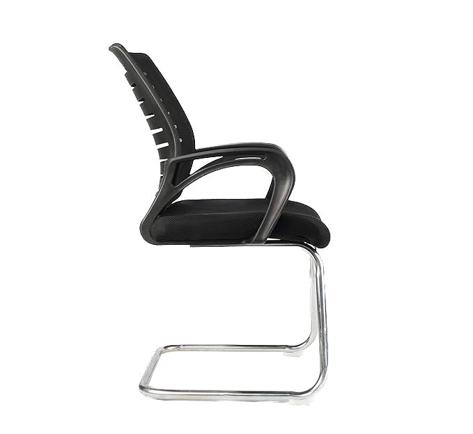 Kepler Brooks Iris Visitor Chair with Metal Frame