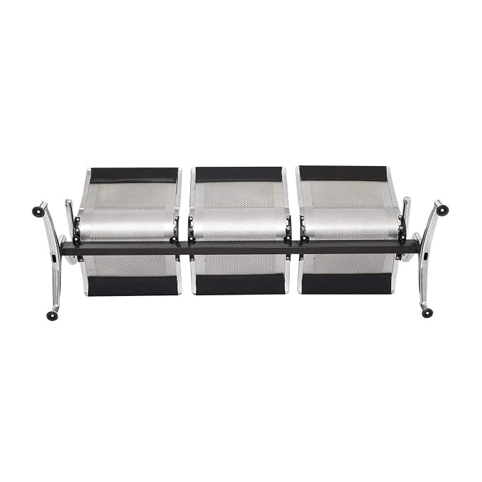 Kepler Brooks Elevate Waiting Chair with Cushion and Heavy Metal Body
