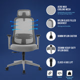 Kepler Brooks Opus High Back Mesh Office Chair