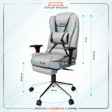 Kepler Brooks Italia Pro High Back Leatherette Ergosmart Office Chair