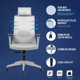 Kepler Brooks Veritas Premium High Back Mesh Office Chair