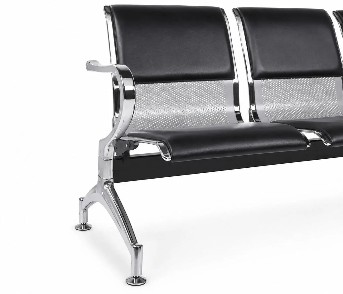 Kepler Brooks Elevate Waiting Chair with Cushion and Heavy Metal Body
