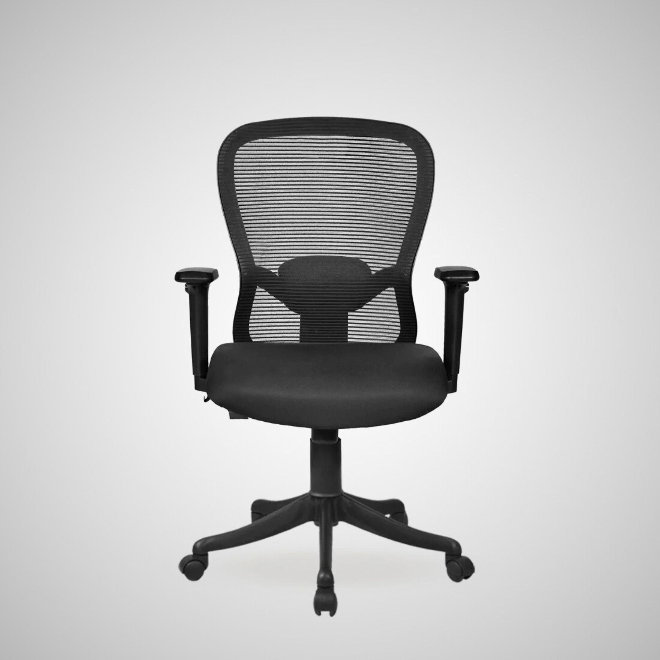 Kepler Brooks Zenith Mid Back Mesh Office Chair (Black)