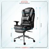 Kepler Brooks Italia Pro High Back Leatherette Ergosmart Office Chair