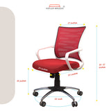 Kepler Brooks Dazzle Mid Back Mesh Office Chair