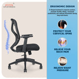 Kepler Brooks Marvel Ergonomic Mid Back Mesh Office Chair