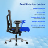 Kepler Brooks Vertex Ergonomic Mid Back Mesh Office Chair