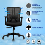 Kepler Brooks Regalia Ergonomic Mid Back Mesh Office Chair