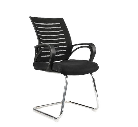 Kepler Brooks Iris Visitor Chair with Metal Frame