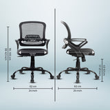 Kepler Brooks Elva Mid Back Office Chair (Black)