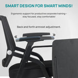 Kepler Brooks Avanta Training Chair with Writing Pad