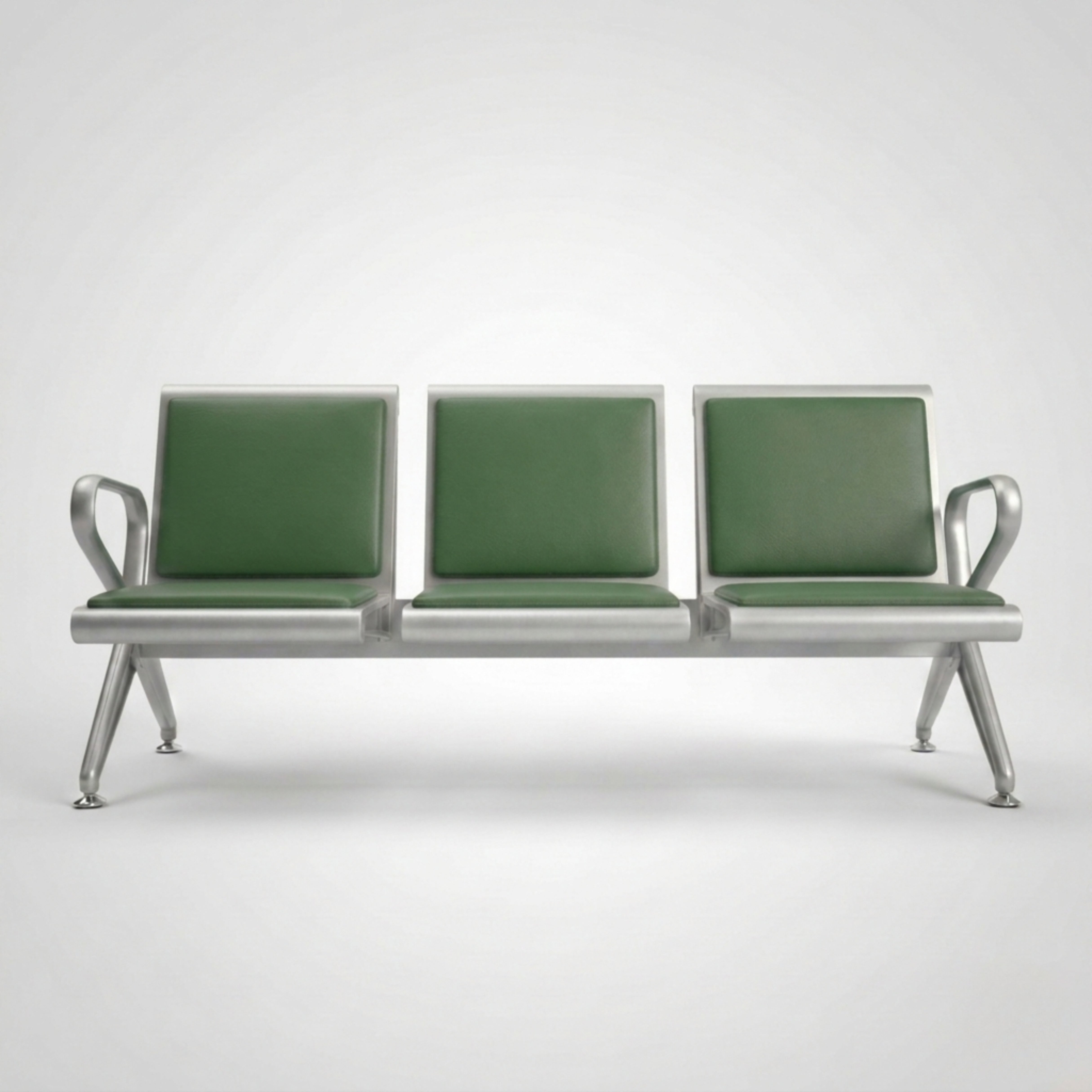 Kepler Brooks Trinity Waiting Chair with Cushion ( without centre arms )
