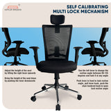Kepler Brooks Nexa Premium High Back Mesh Office Chair