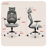 Kepler Brooks Marvel Lite High Back Mesh Office Chair
