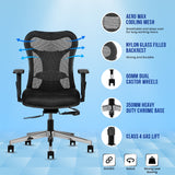 Kepler Brooks Vertex Ergonomic Mid Back Mesh Office Chair