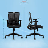 Kepler Brooks Regalia Ergonomic Mid Back Mesh Office Chair