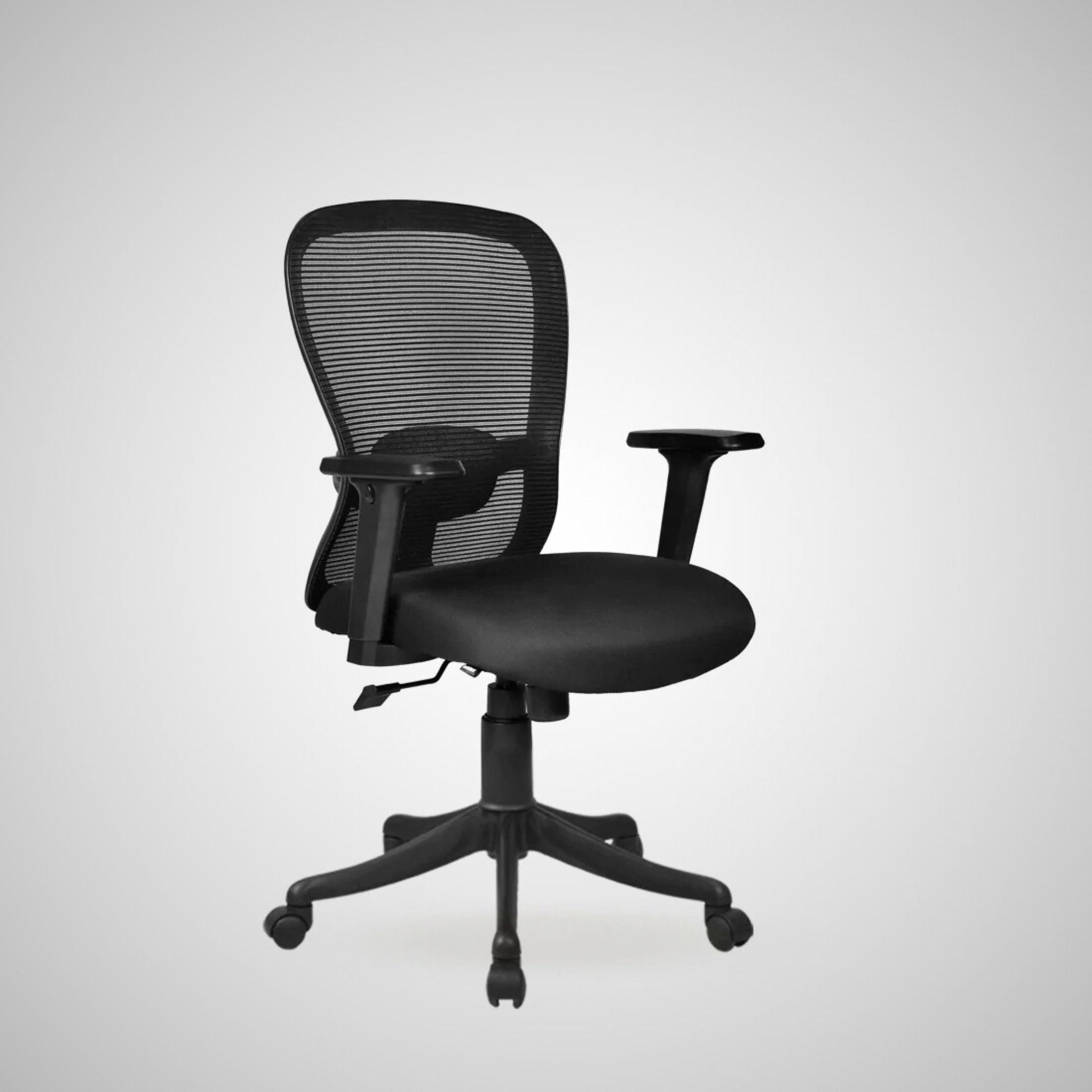 Kepler Brooks Zenith Mid Back Mesh Office Chair (Black)
