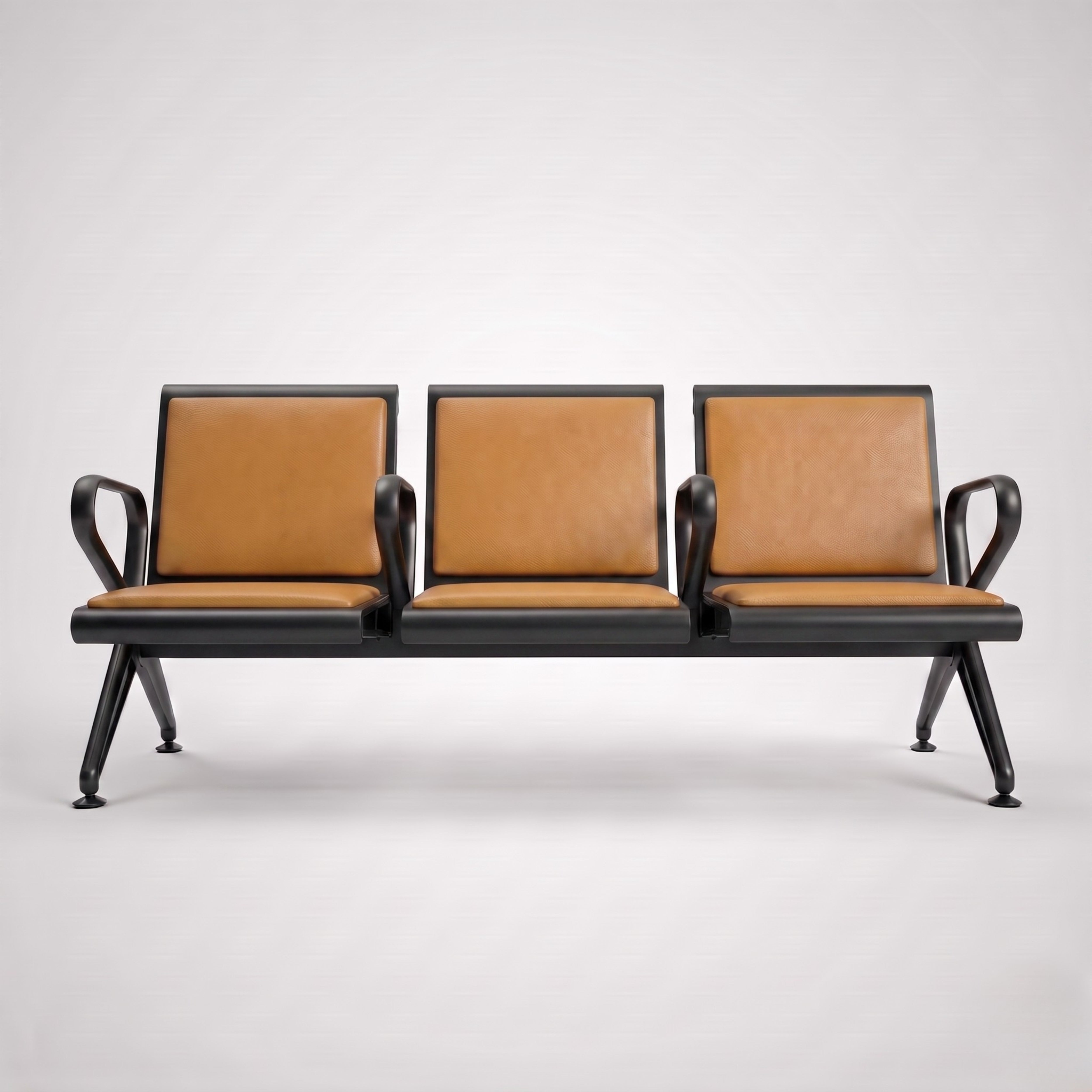 Kepler Brooks Trinity Waiting Chair with Centre Arms and Cushion