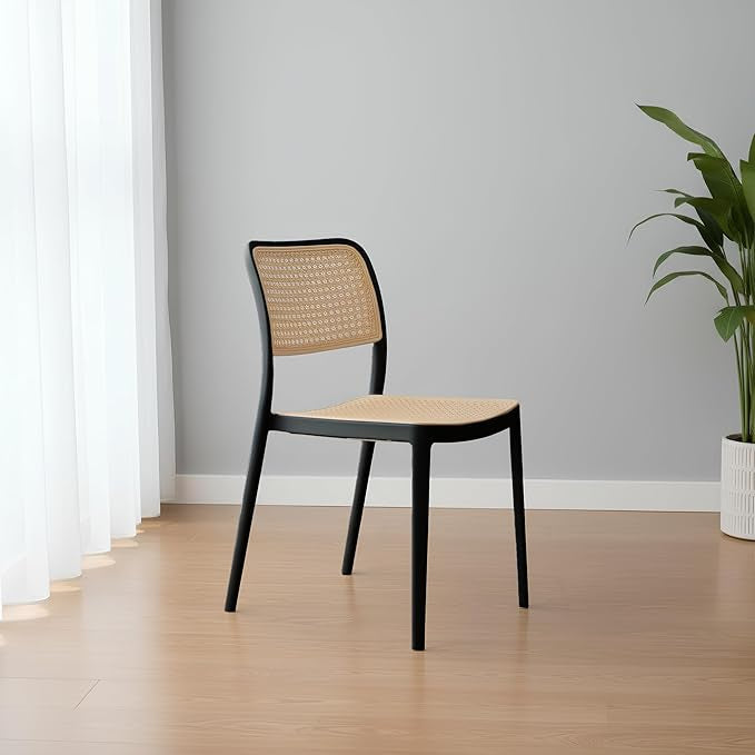 Kepler Brooks Zen Rattan Cafeteria Dining Chair