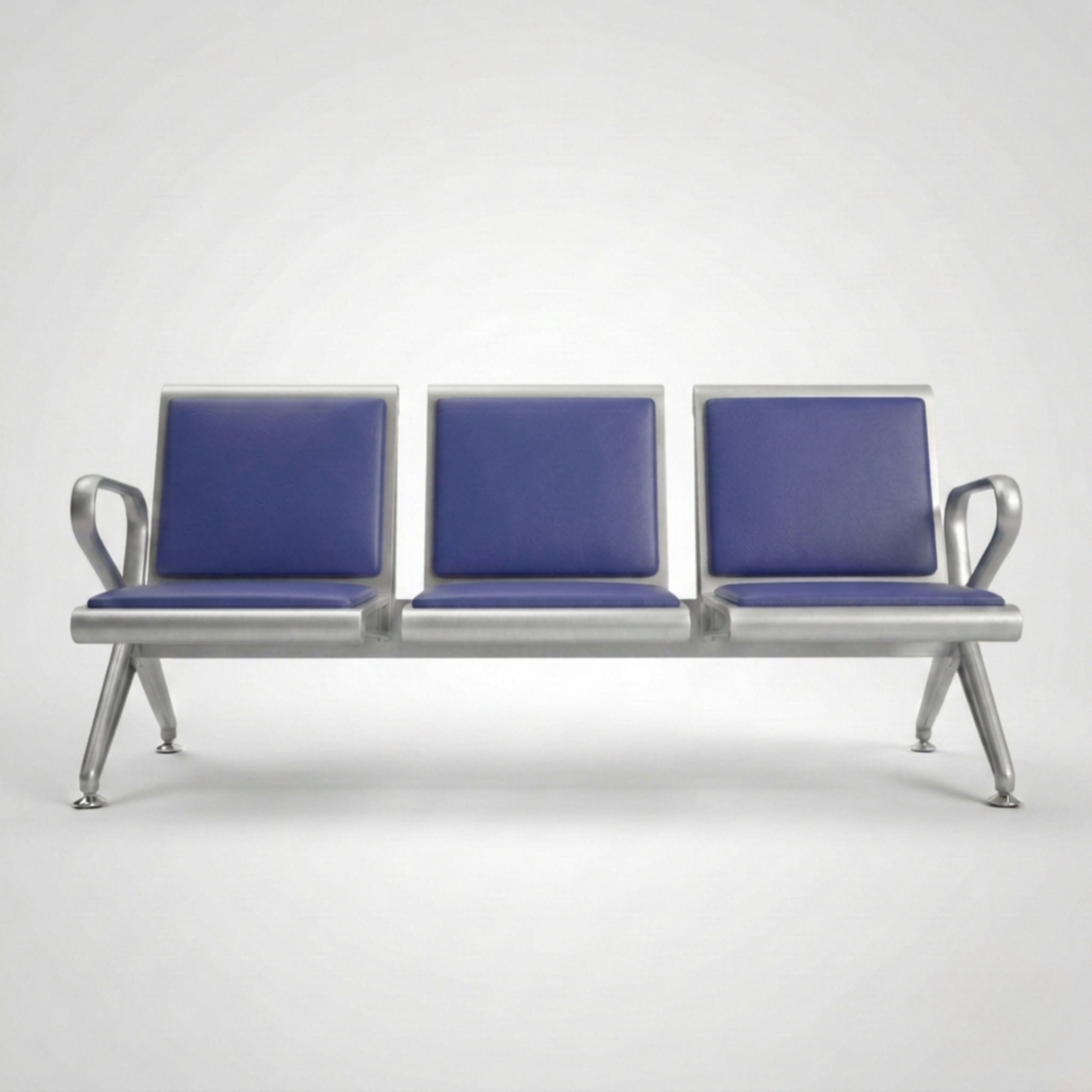 Kepler Brooks Trinity Waiting Chair with Cushion ( without centre arms )