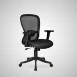 Kepler Brooks Zenith Mid Back Mesh Office Chair (Black)