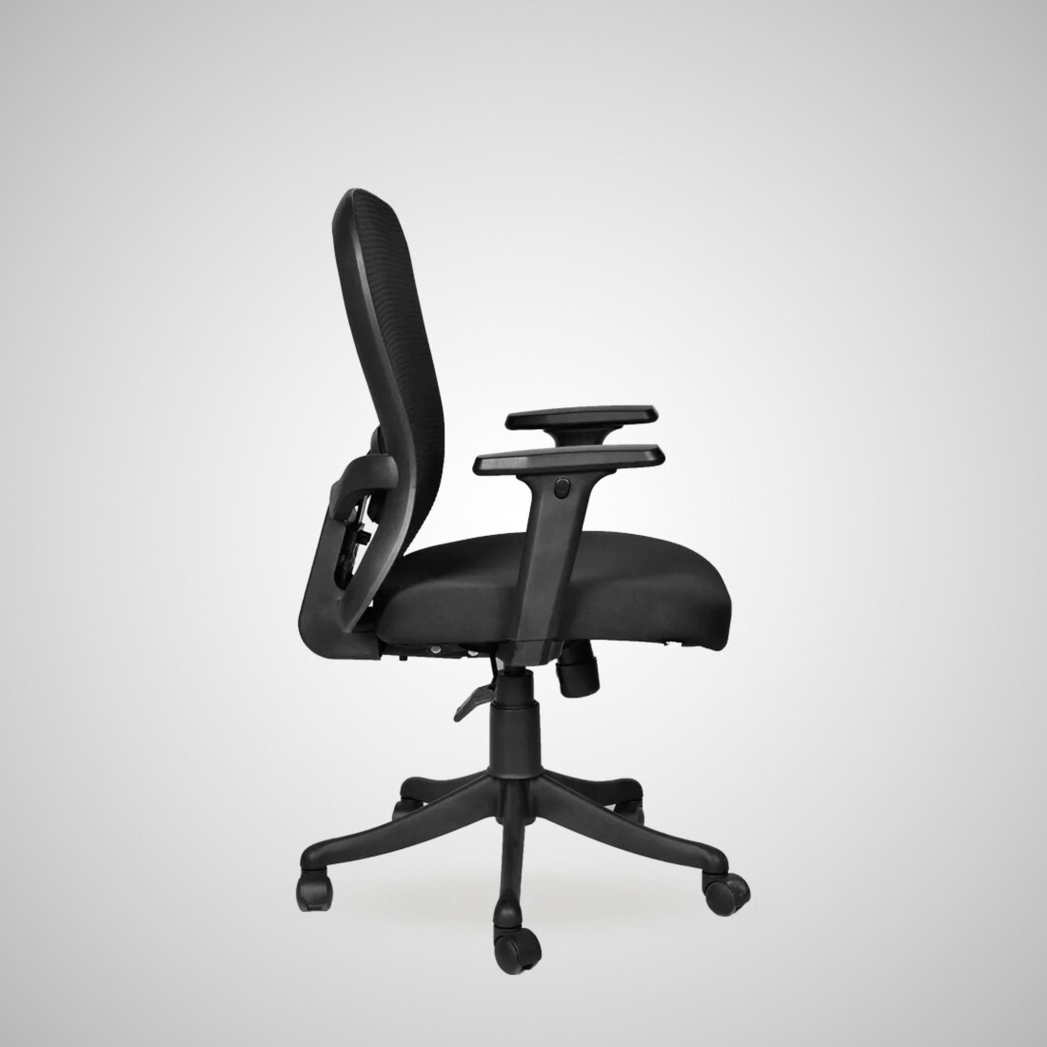 Kepler Brooks Zenith Mid Back Mesh Office Chair (Black)