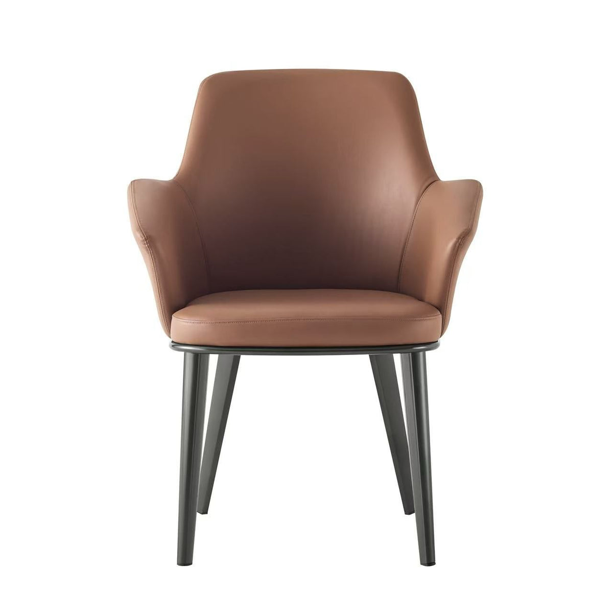 Kepler Brooks Mocha Premium Cafeteria Dining Chair ( Brown )