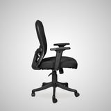 Kepler Brooks Zenith Mid Back Mesh Office Chair (Black)