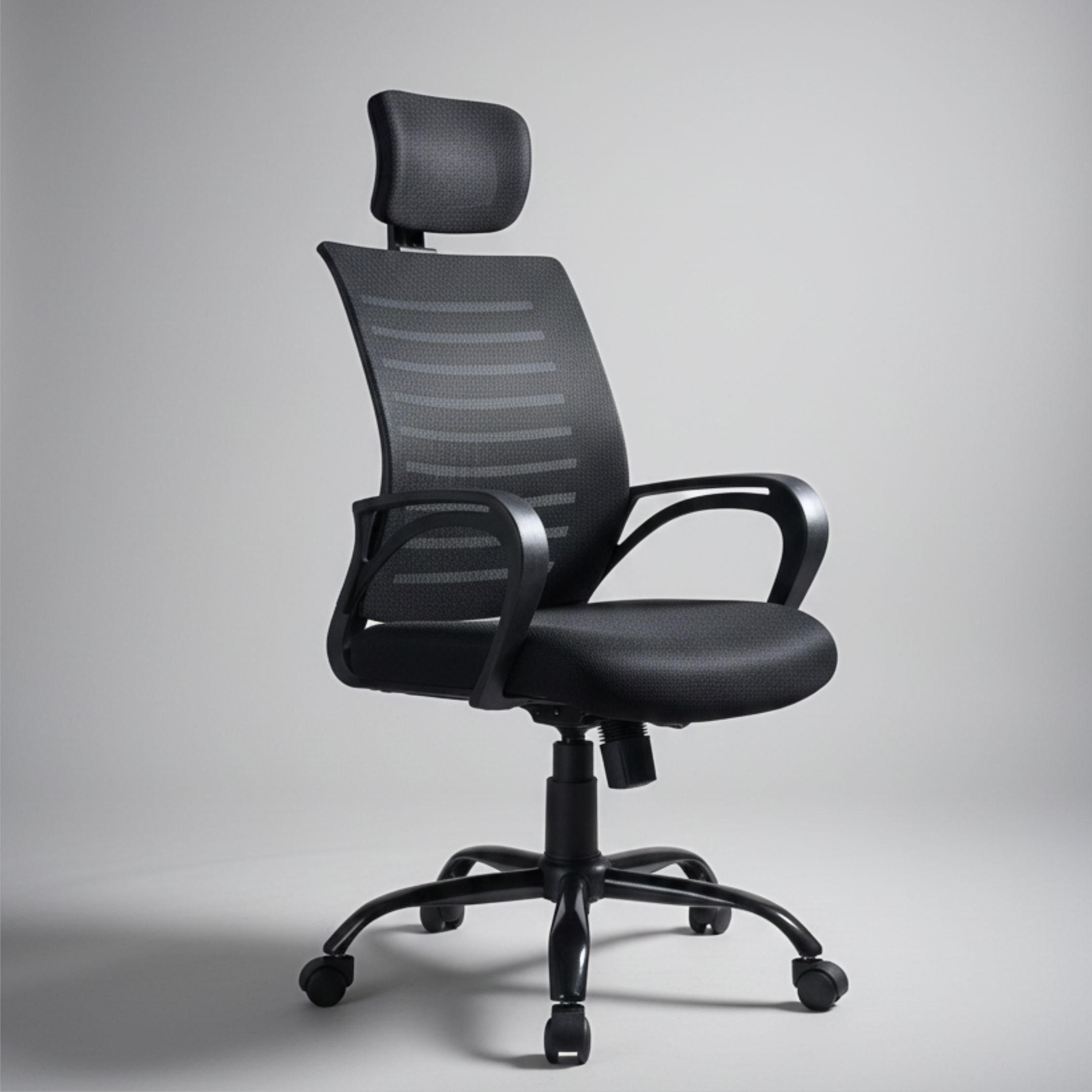 Kepler Brooks Aspira High Back Mesh Office Chair (Black)