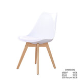 Kepler Brooks Valente Cafeteria Dining Chair