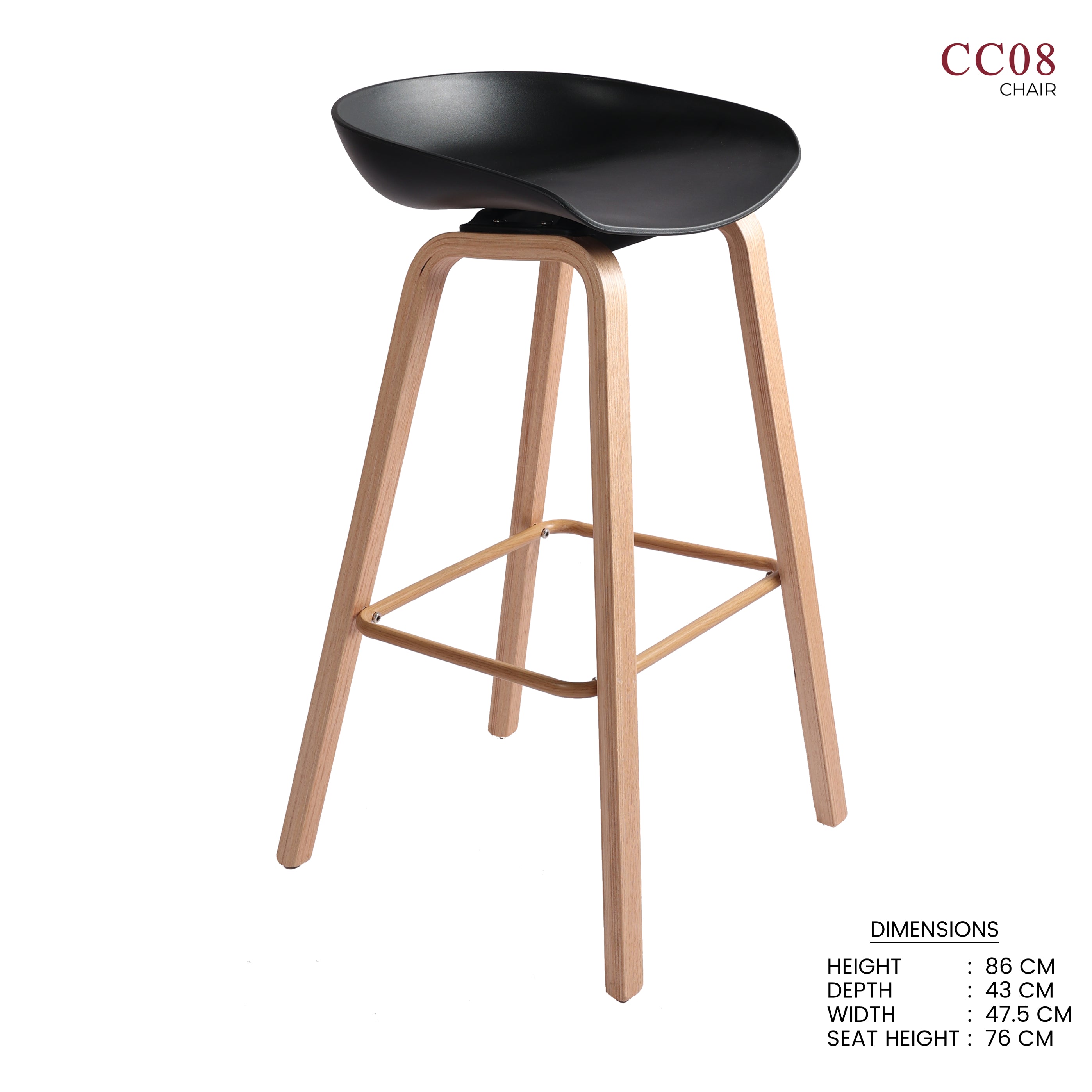 Kepler Brooks Vienna Cafeteria Dining Chair